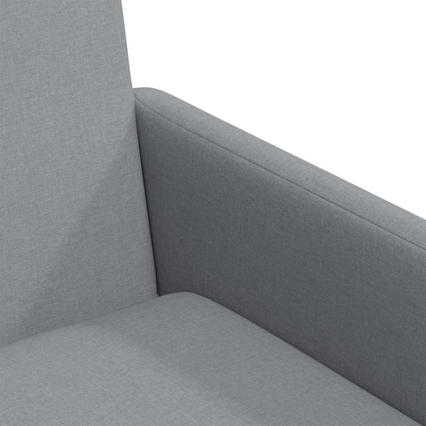 vidaXL Chaises de salle à manger 2 pcs Gris clair 57 x 67 x 95 cm Tissu