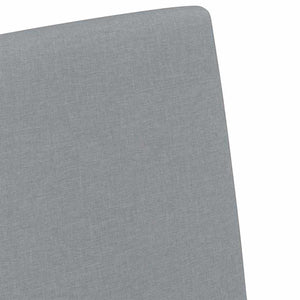 vidaXL Chaises de salle à manger 2 pcs Gris clair 57 x 67 x 95 cm Tissu