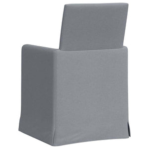 vidaXL Chaises de salle à manger 2 pcs Gris clair 57 x 67 x 95 cm Tissu