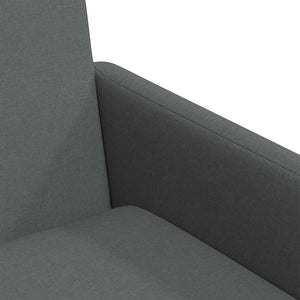 Esszimmerstühle Dunkelgrau Stoff 2er Set