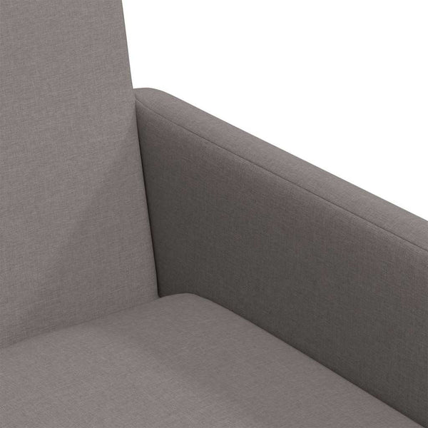 Esszimmerstühle 2er Set Taupe Stoff