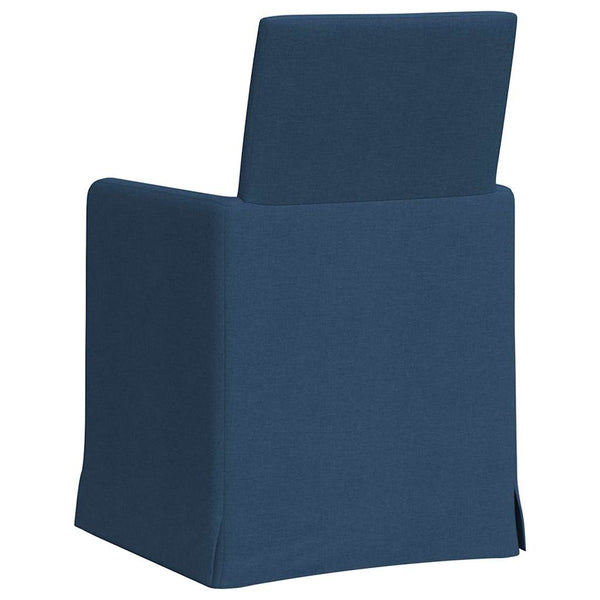 Blaue Esszimmerstühle 2er Set Stoff