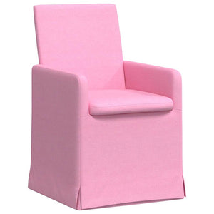 Esszimmerstühle Rosa Stoff 2er Set
