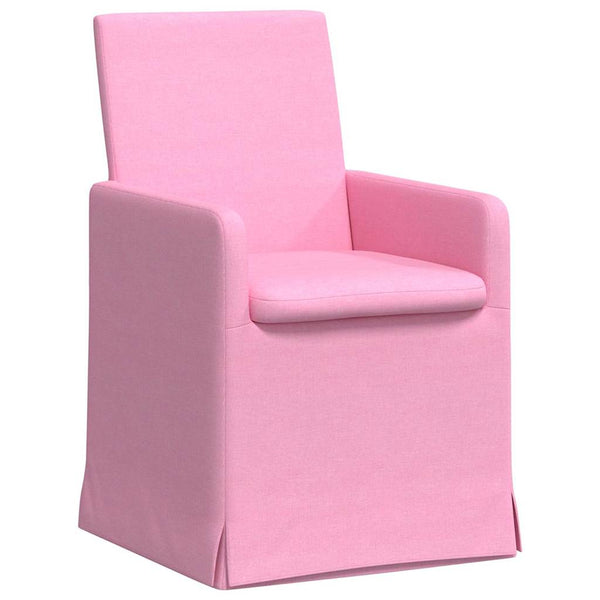 Esszimmerstühle Rosa Stoff 2er Set