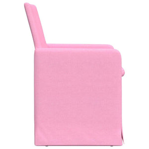 Esszimmerstühle Rosa Stoff 2er Set