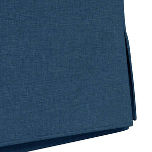 Esszimmerstühle Blau 2er Set Stoff