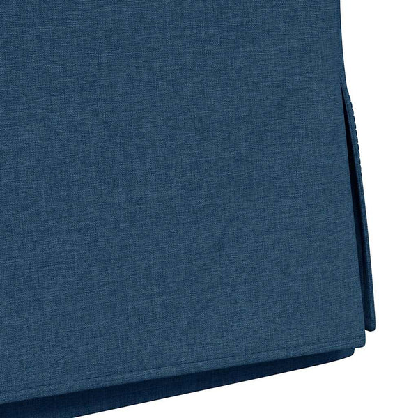 Esszimmerstühle Blau 2er Set Stoff
