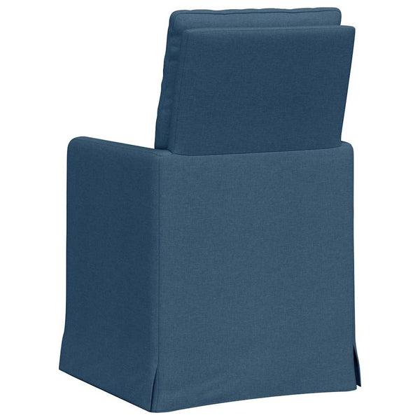 Esszimmerstühle Blau 2er Set Stoff