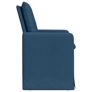 Esszimmerstühle Blau 2er Set Stoff