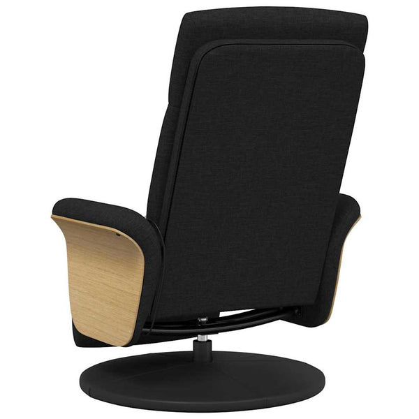 Schwarzer Massage Relaxsessel Stoff
