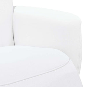 Massage Relaxsessel Weiß Kunstleder
