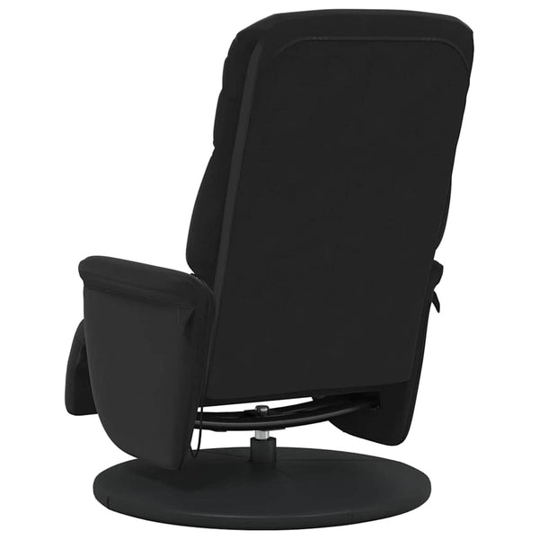Massage Relaxsessel Schwarz Samt