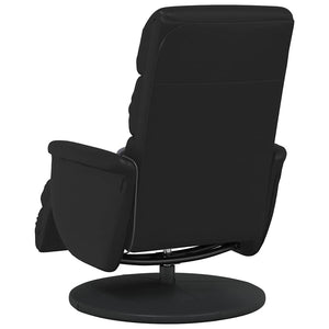 Massage Relaxsessel Schwarz Kunstleder