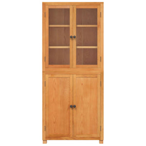 Aufbewahrungsmöbel Set, 2-teilig, Naturholz & Eiche