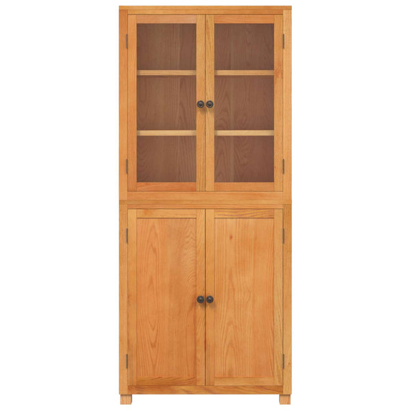 Aufbewahrungsmöbel Set, 2-teilig, Naturholz & Eiche