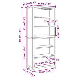 Aufbewahrungsmöbel Set Braun Holzwerkstoff