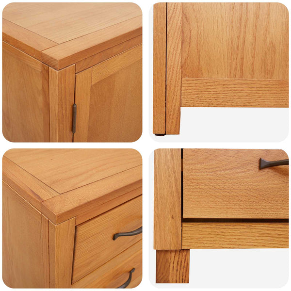 Aufbewahrungsmöbel Set Braun Holz