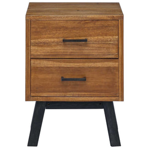Nachttisch Teakholz Massiv 40x35x55 cm