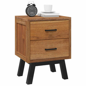 Nachttisch Teakholz Massiv 40x35x55 cm