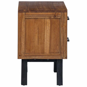 Nachttisch Teakholz Massiv 40x35x55 cm