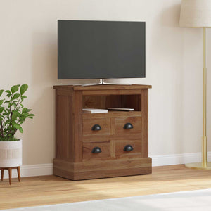 Teak Aufbewahrungsschrank Naturholz 60cm