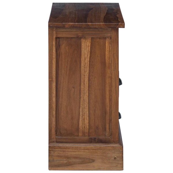 Teak Aufbewahrungsschrank Naturholz 60cm
