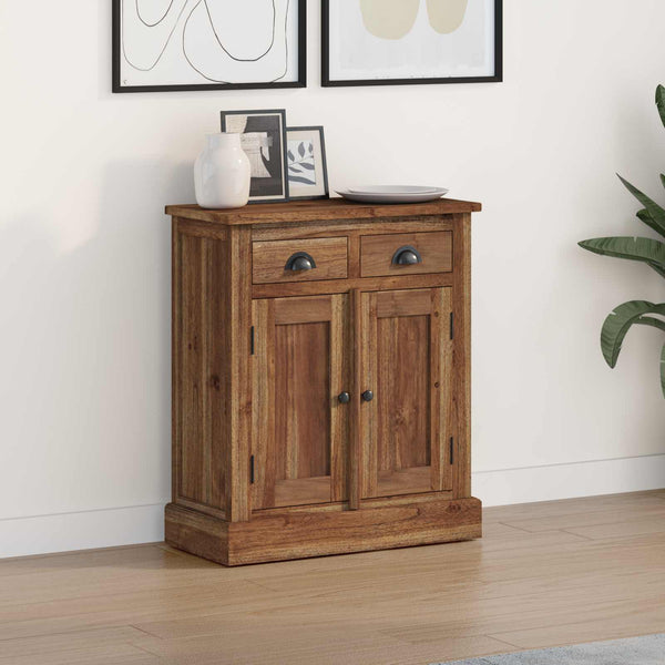 Teak Aufbewahrungsschrank Massivholz 65x75cm