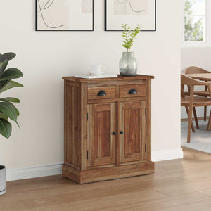Teak Aufbewahrungsschrank Massivholz 65x75cm