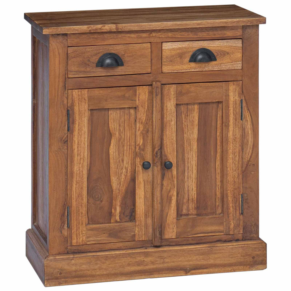 Teak Aufbewahrungsschrank Massivholz 65x75cm