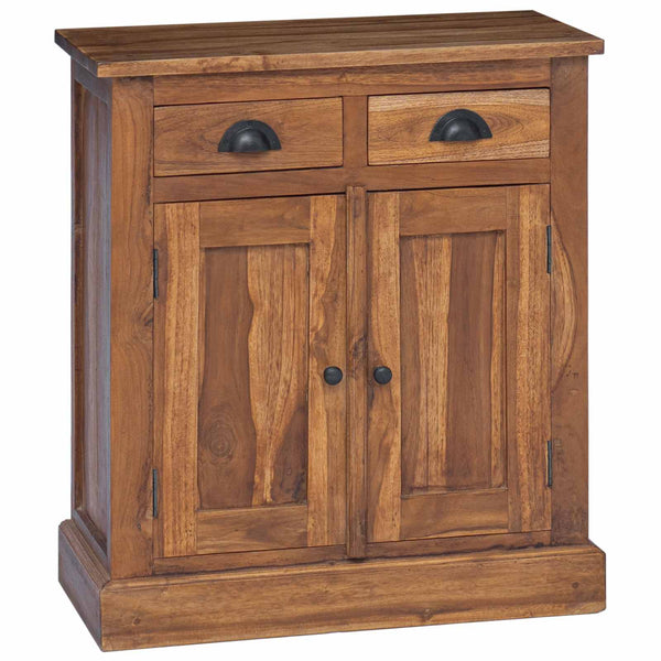 Teak Aufbewahrungsschrank Massivholz 65x75cm