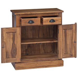 Teak Aufbewahrungsschrank Massivholz 65x75cm