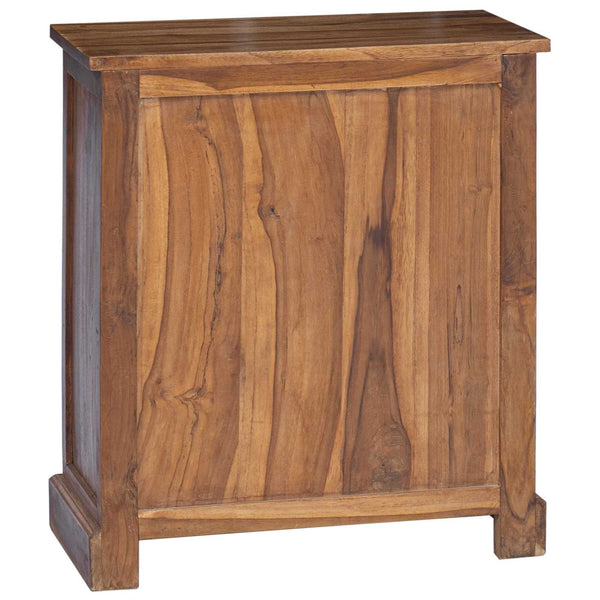 Teak Aufbewahrungsschrank Massivholz 65x75cm