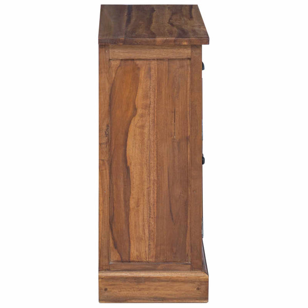 Teak Aufbewahrungsschrank Massivholz 65x75cm