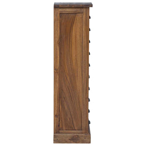 Massivholz Teak Kommode mit Schubladen