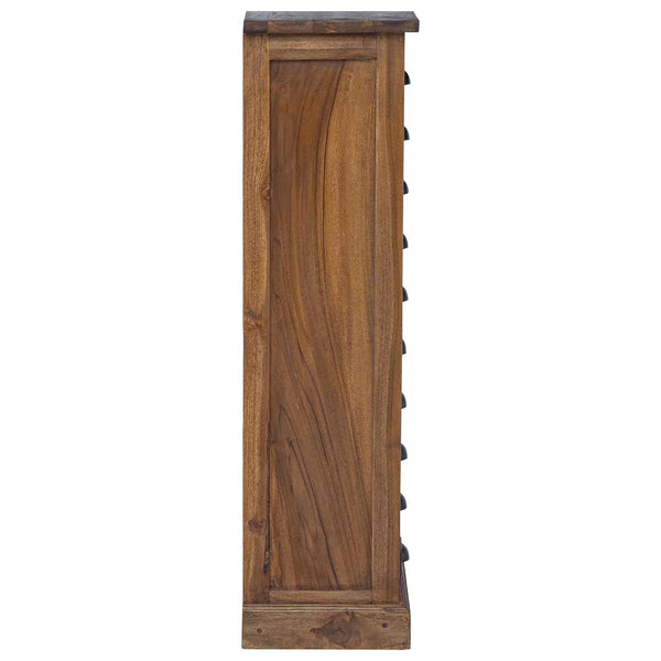 Massivholz Teak Kommode mit Schubladen