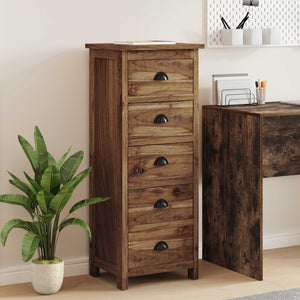 Teak Kommode mit Schubladen, Naturholz