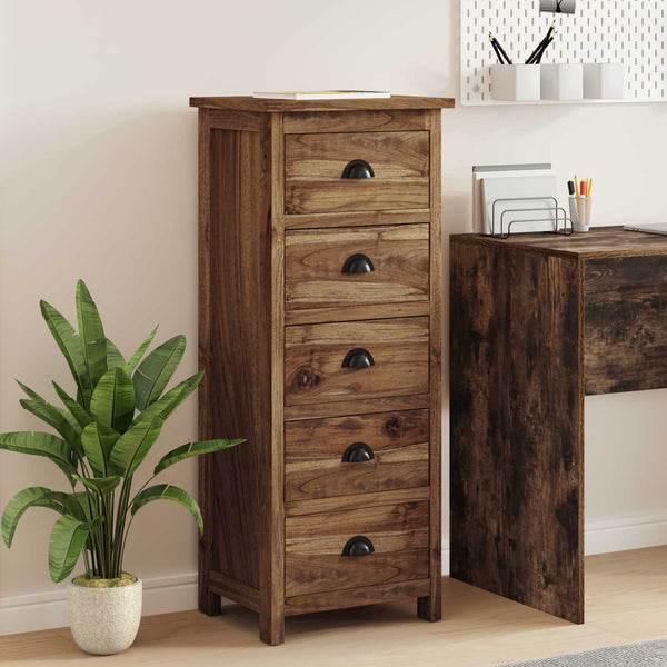 Teak Kommode mit Schubladen, Naturholz