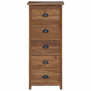 Teak Kommode mit Schubladen, Naturholz