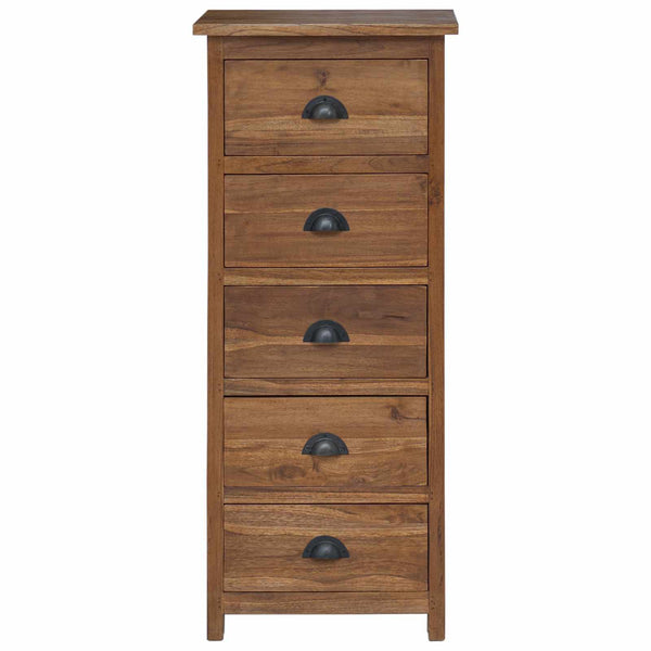 Teak Kommode mit Schubladen, Naturholz