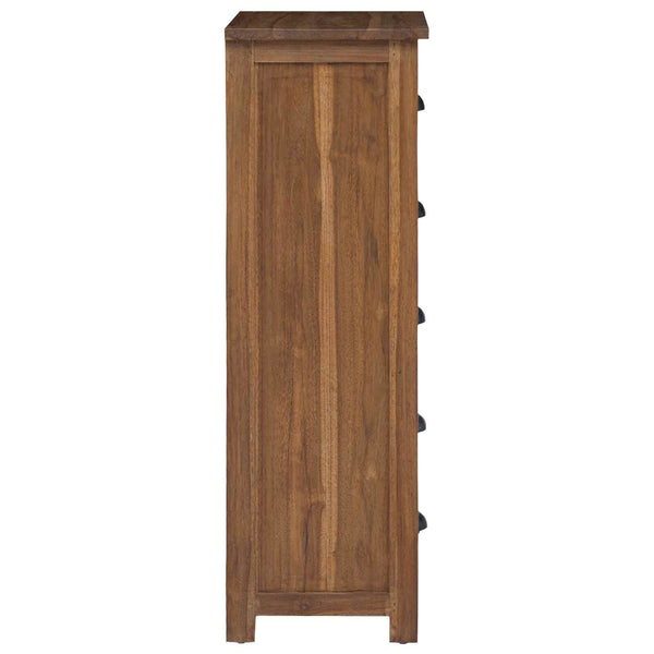 Teak Kommode mit Schubladen, Naturholz