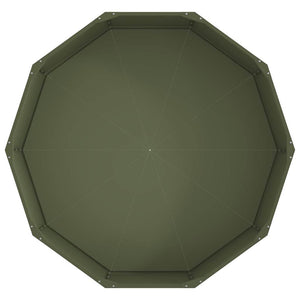 Stahl Pflanzkübel Olive Grün 120x120x35cm