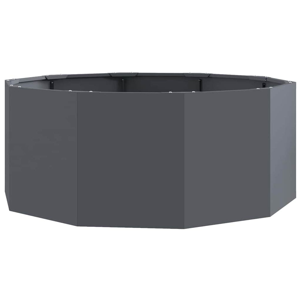 Anthrazit Pflanzkübel Stahl 90x90x35cm