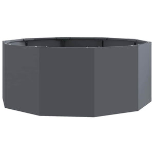 Anthrazit Pflanzkübel Stahl 90x90x35cm
