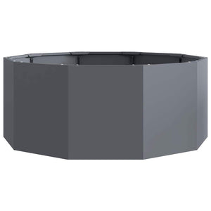 Anthrazit Pflanzkübel Stahl 90x90x35cm