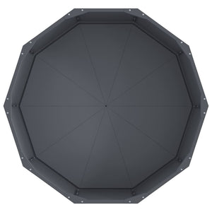 Anthrazit Pflanzkübel Stahl 90x90x35cm