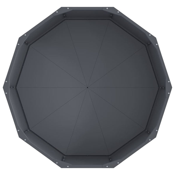 Anthrazit Pflanzkübel Stahl 90x90x35cm