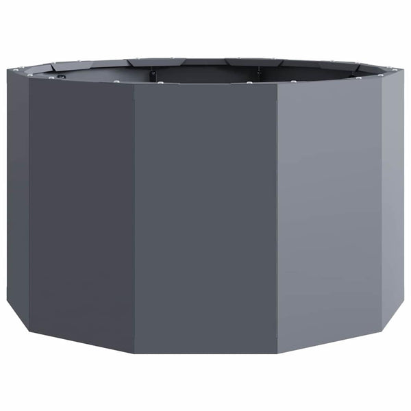 Anthrazit Pflanzkübel Stahl 60x60x35cm
