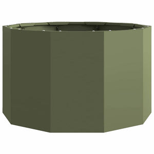 Pflanzkübel Olive Grün Stahl 60x60x35cm