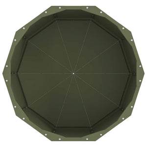 Pflanzkübel Olive Grün Stahl 60x60x35cm