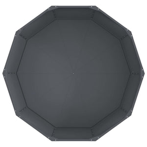Anthrazit Pflanzkübel Stahl 120x120x50cm